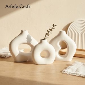 Vas Bunga Gaya Nordic Untuk Dekorasi Properti Foto Aestetik Home Decor Scandinavian